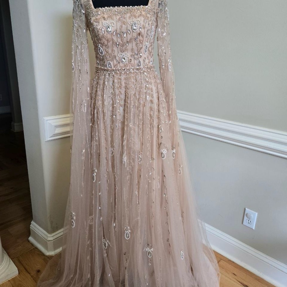 Embellished Evening Gown